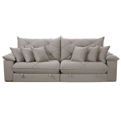 Sofá ágata Veludo Dois Módulos De 120cm B25 Meu Sofá Online B026 Veludo Prata