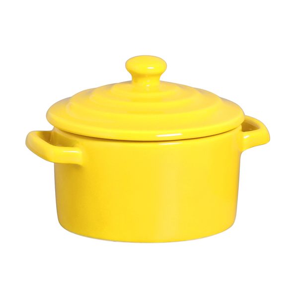 Mini Caçarola de Cerâmica Scalla Amarela 250ml