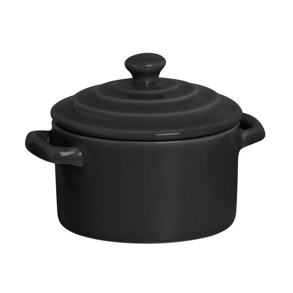 Caçarola de Cerâmica Scalla Preto Fosco 250ml