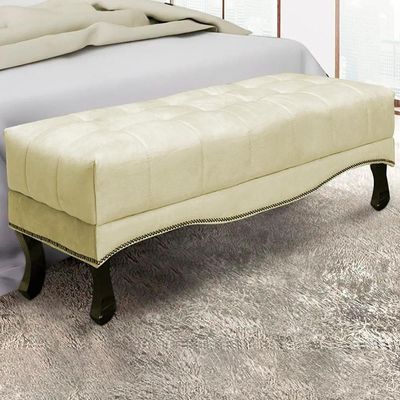 Puff Recamier Retro Vic 160cm Suede 1100 Ezz 1100