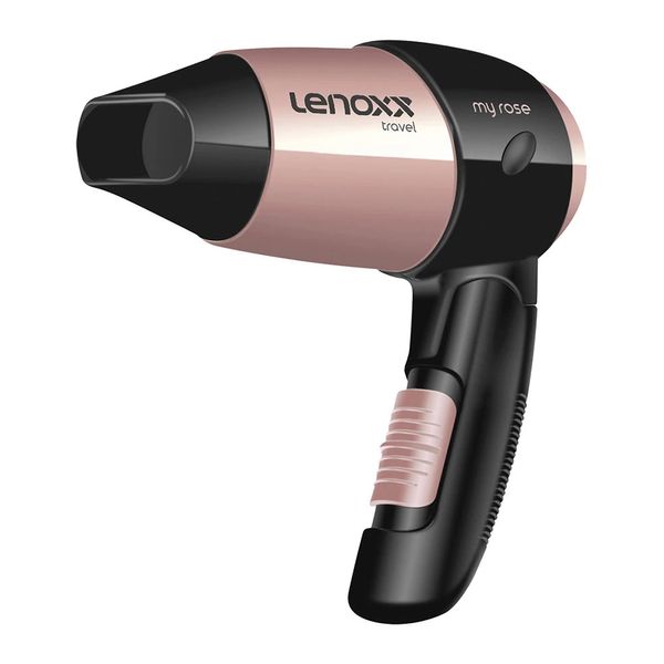 Secador de Cabelo Portátil Lenoxx My Rose Travel PSC759 Preto - 1200W