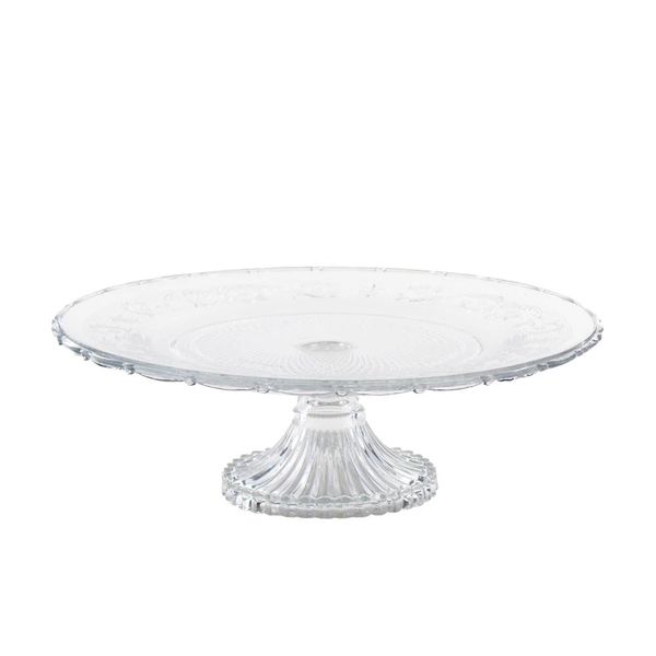 Prato para Bolo em Vidro Fratelli Menfis 30cm Prato para Bolo em Vidro Fratelli Menfis 30cm