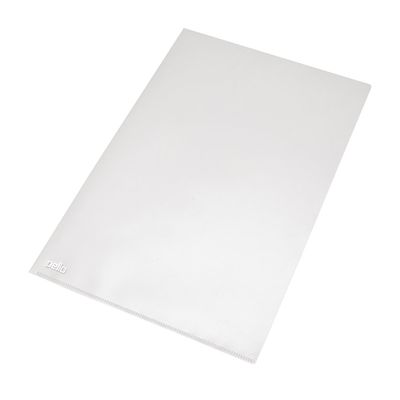 Pasta L DelloPlast A4 Cristal com 10 Unidades 310x220mm