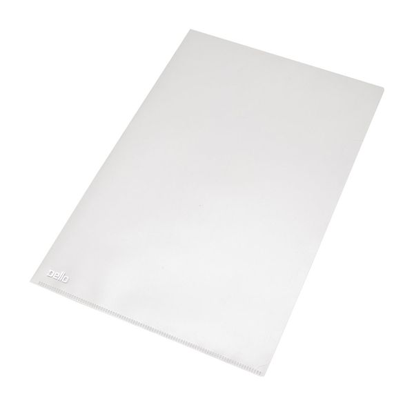 Pasta L DelloPlast A4 Cristal com 10 Unidades 310x220mm