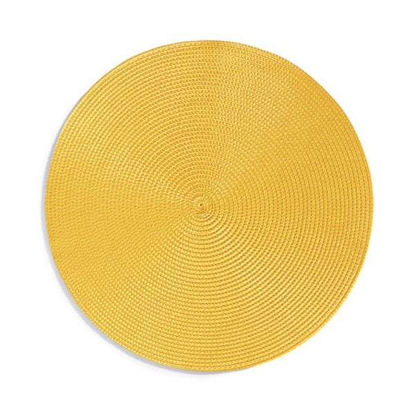 Jogo Americano Copa e Cia Plástico e Poliéster Luna Sunrise Amarelo 38cm 1 Peça