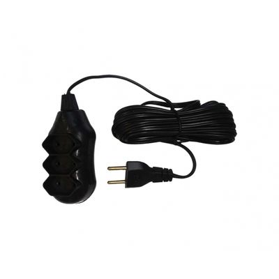 Extensao Fc New Pop Par 03M 2X0,75 Preto Blister