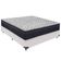 Cama Box Branco E Colchão Airtech 150 Espuma D45 Viúvo Ortobom