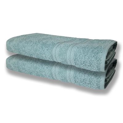 4 Toalhas Super Felpudas Grande E Grossa Algodão 80x150 Itália Soft Beka Verde Verde