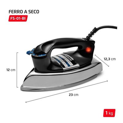 Ferro A Seco Mondial Ferro Seco FS-01-BI 60hz 127V