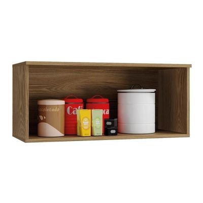 Módulo Cozinha Kappesberg Botanic Armário Botanic M638 C- 1 Porta Basculante 90cm Nogueira - Kappesberg