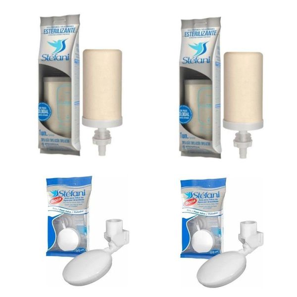 Kit 2 Vela Tripla 2 Boias