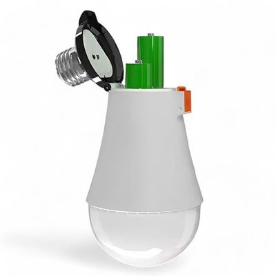 Lâmpada Led De Emergência Com Bateria Recarregável 12h Econômica Ideal Para Acampamentos