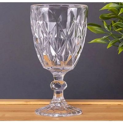 Jogo 6 Taças Vidro Cristal 235ml