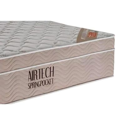Colchão Solteiro Molas Ensacadas Superpocket Airtech Spring Ortopillow (88x188x30) - Ortobom