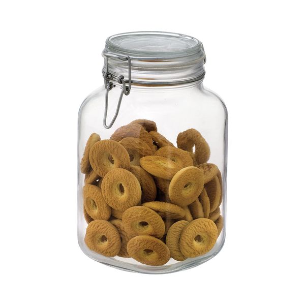 Pote de Vidro Ruvolo Kitchen Incolor 2L Pote de Vidro Ruvolo Kitchen Incolor 2L