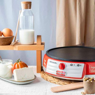 Máquina De Crepe Retrô 127V Ariete Vermelha
