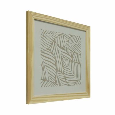 Quadro Decorativo 22x22cm Le Selva MDF Natural