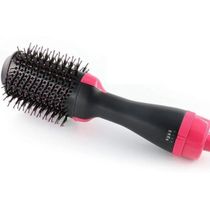 Escova secadora de cabelo, 2 em 1, um passo, secador de cabelo e volumizador negativo, escova de alisamento NV