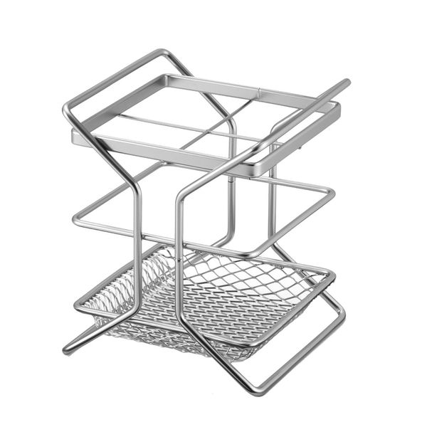 Porta Talher Arthi com Divisória Cromo Fosco Porta Talher Arthi com Divisória Cromo Fosco