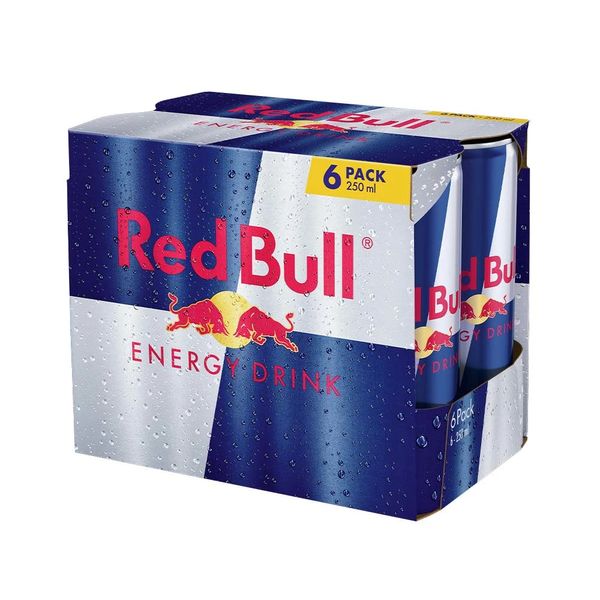 Energético Red Bull Energy Drink 250ml Pack 6 Latas