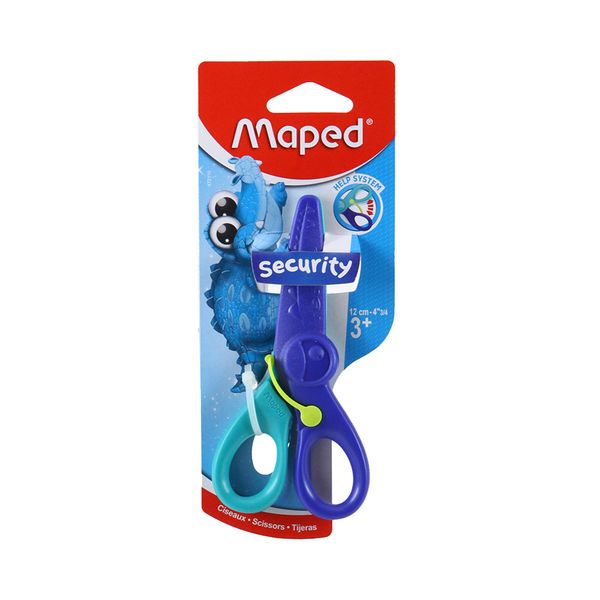 Tesoura Maped Ponta Redonda Pulse Jacaré 12cm