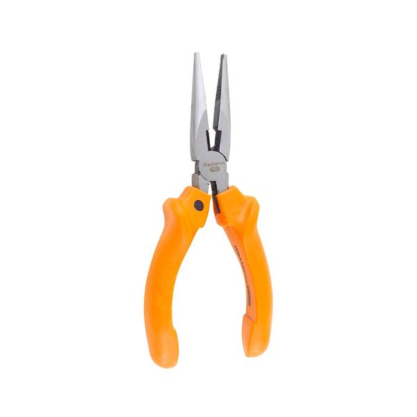 Alicate Bico Western M Cana 15cm Laranja