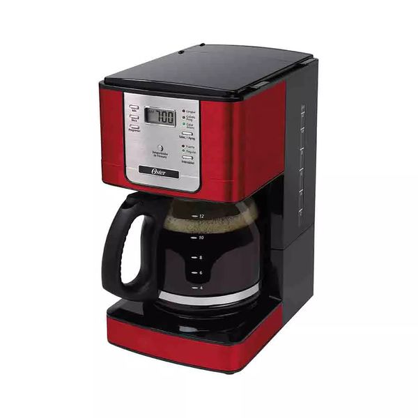 Cafeteira Digital Programável Oster BVSTDC4401 36 Xícaras Vermelha - 220V Cafeteira Digital Programável Oster BVSTDC4401 36 Xícaras Vermelha - 220V
