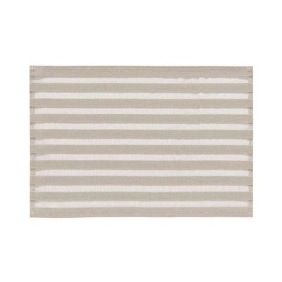 Jogo Americano Copa e Cia Trama Sintética Design Rayas Taupe Bege 30x45cm 1 Peça