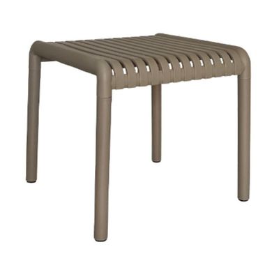 Mesa Lateral E De Apoio Quadrada Área Externa Outdoor Gávea Rivatti Polipropileno Fendi Proteção Uv