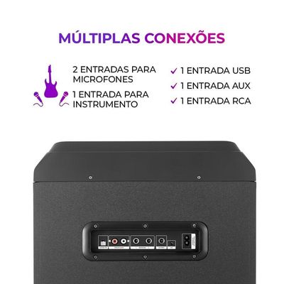 Torre de Som AWS-T1W-02 Bluetooth Bivolt