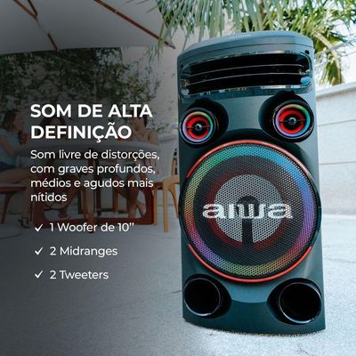 Torre de Som AWS-T1W-02 Bluetooth Bivolt