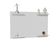 Painel TV Até 50 Pol Em MDF Com Prateleiras Para Decoração Branco