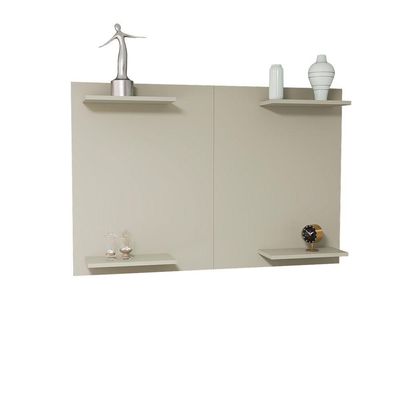 Painel Para TV Até 50 Pol Quartos E Salas Em MDF Off White