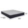 Cama Box Bege E Colchão Airtech 150 Espuma D45 Casal Ortobom