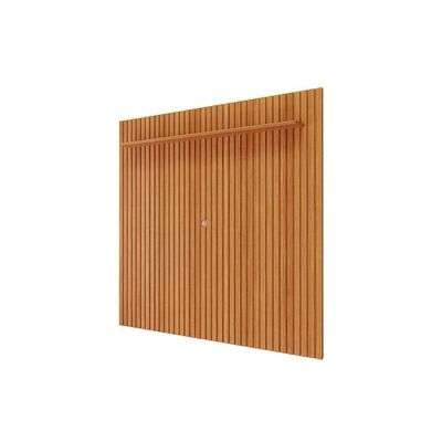 Painel Home Para Tv Até 75 Pol Maragogi Ripado Com Prateleira 230x220cm Cinamomo - Permóbili