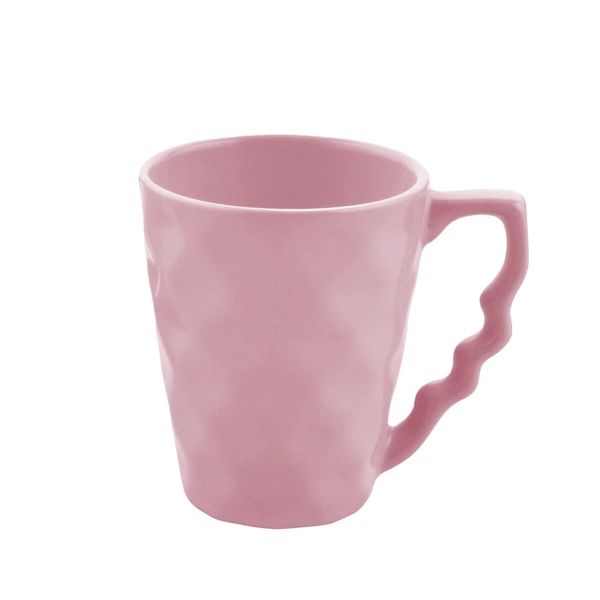 Caneca em Cerâmica Fratelli Diamond Soft Rosa 240ml Caneca em Cerâmica Fratelli Diamond Soft Rosa 240ml