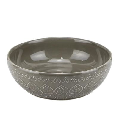 Bowl Cerâmica Le Mulaki Taupe Verde 523ml