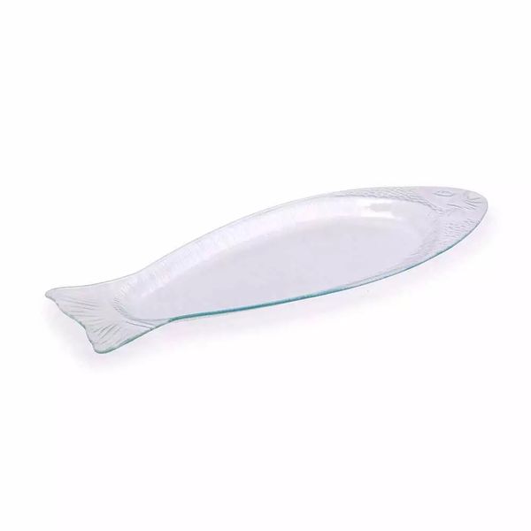 Travessa Peixe Decorglass em Vidro Grande - 1 Peça