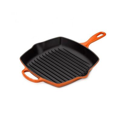 KIT DE PANELAS LE CREUSET REDONDA BUFFET GRELHA Laranja