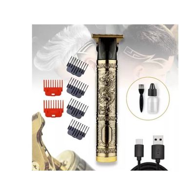 Maquina Acabamento Barba E Cabelo Recarregável 4 Pentes