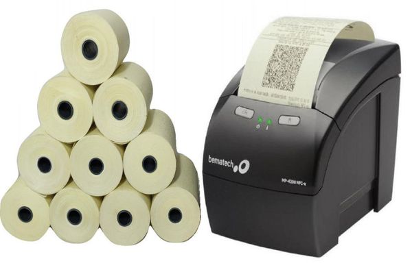 Bobinas Térmicas 80X40 Caixa Com 30 Rolos Pdv 40 Metros
