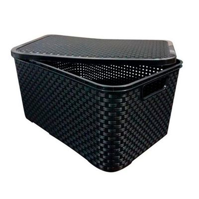 Caixa Organizadora Rattan 7l Solução De Armazenamento Elegante E Funcional