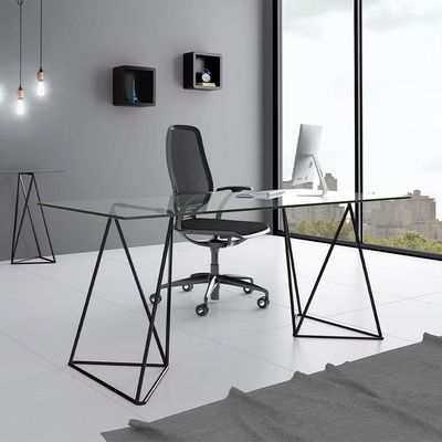 Mesa De Escritório Cavalete Arame Bela Vista Preto