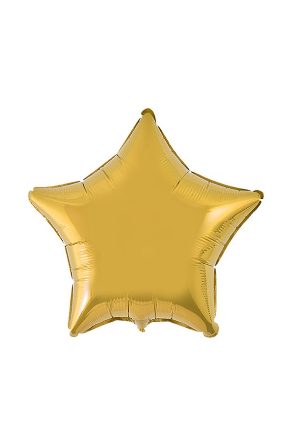 Balão Flexmetal Metalizado 20" Estrela Dourada
