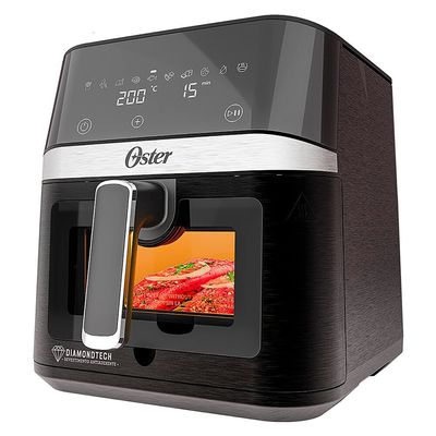 Fritadeira Sem Óleo CKSTAF60WDDF 6 Litros Diamond Tech Visor Transparente Oster Preto / 220V
