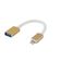 Cabo Otg Evus C-078 Lightning X Usb 2.0 15cm