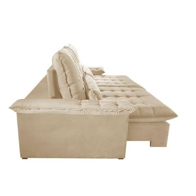 Sofá Victory Linho 02 Módulos De 120cm B25cm Meu Sofá Online A294 Linho Creme