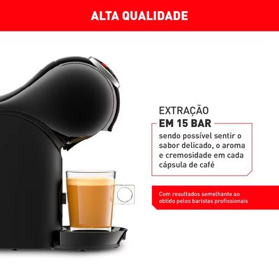 Máquina de Café Arno Nescafé Dolce Gusto Genio S Plus DGS2 Multi bebidas Digital e Automática Preto / 220V