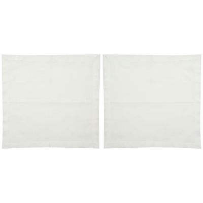 Conjunto de Guardanapos Wolff Mesa Ponto Ajour Luxo Off em Algodão 2 Peças Branco