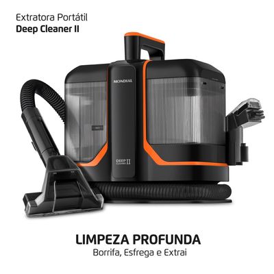 Extratora e Higienizadora Portátil Deep Cleaner II Mondial  1800W - EXP-02-O 127V